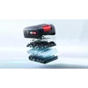 Bosch Serie 8 BBS8214 putekļu sūcējs ar kātu/elektriskā slota 2-in-1 putekļu sūcējs ar kātu Baterija Sausā tīrīšana Bez putekļu maisiņa Balts 4 Ah