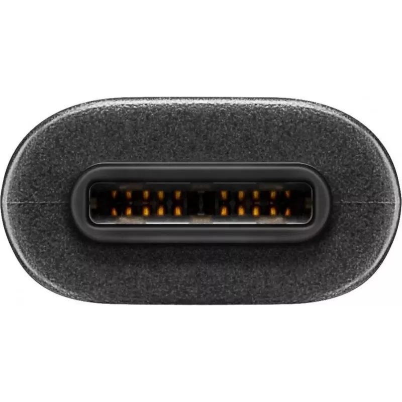 Goobay USB kabelis USB 2.0 1 m Micro-USB B USB C melns
