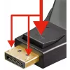 Goobay DisplayPort/DVI-D adapteris 1.1 ar zeltītiem kontaktiem Melns
