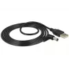 Strāvas kabelis USB A DC 1,5 m DeLOCK 83578
