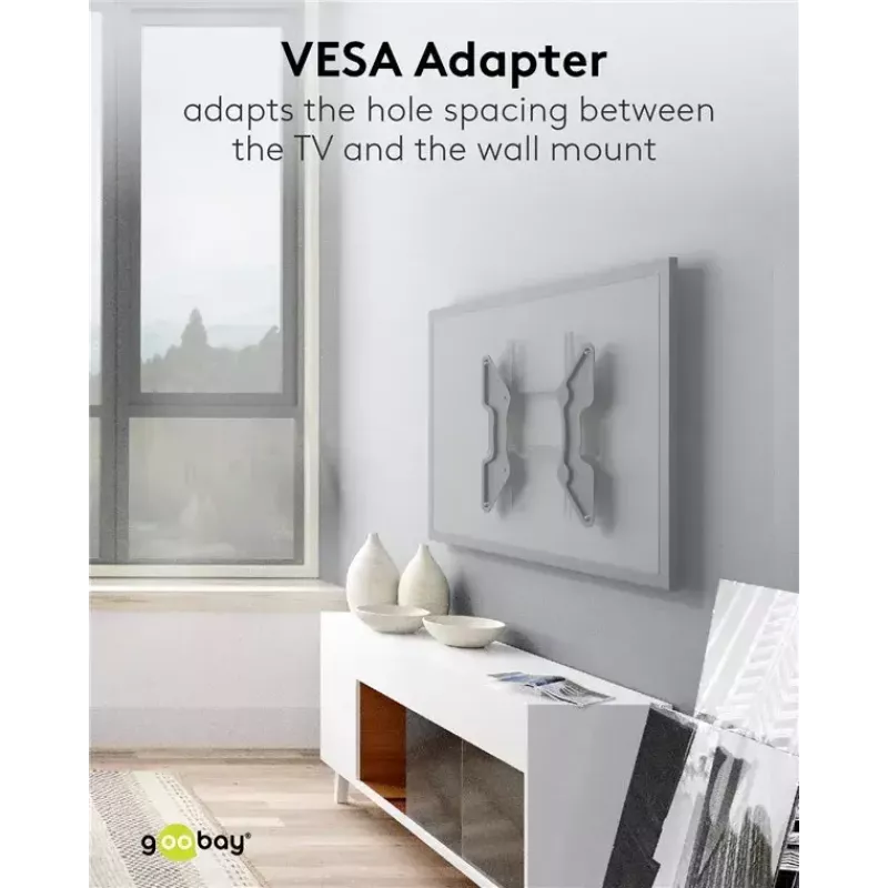 Goobay 60134 VESA adapteris televizora sienas stiprinājumam