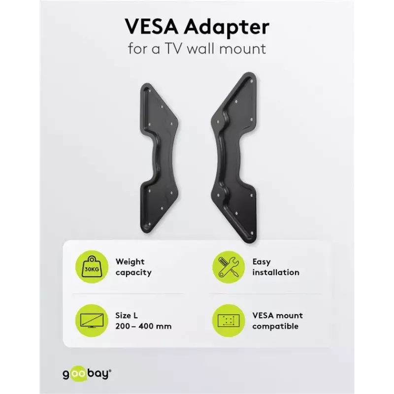 Goobay 60134 VESA adapteris televizora sienas stiprinājumam