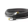 komutācijas kabelis Goobay RJ45 CAT 6A S/FTP 25m
