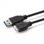 Microconnect USB3.0AB3MICRO USB kabelis USB 3.2 Gen 1 (3.1 Gen 1) 3 m USB A Micro-USB B Melns