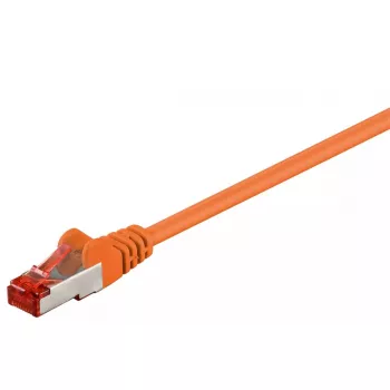 Tīkla kabelis Goobay CAT 6 komutācijas kabelis RJ-45 Cat6 1m oranžs