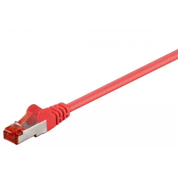 Tīkla kabelis Goobay CAT 6 komutācijas kabelis RJ-45 Cat6 1m sarkans