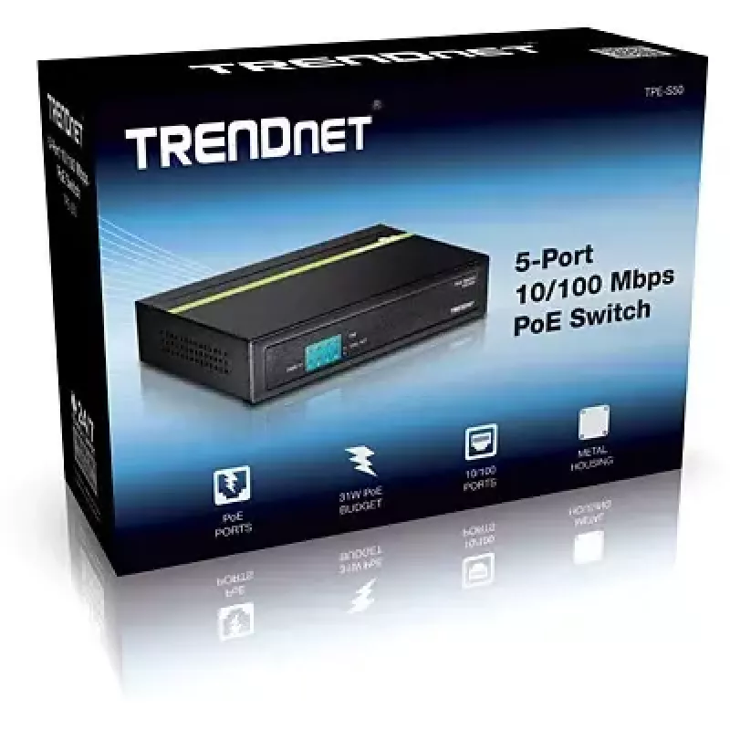 Neapstrādāts tīkla slēdzis Trendnet TPE-S50