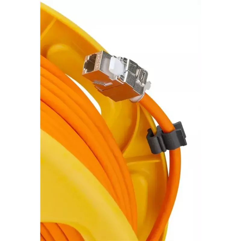 tīkla kabelis Goobay Portable RJ45 50m Cat7a oranža