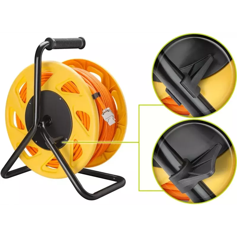 tīkla kabelis Goobay Portable RJ45 50m Cat7a oranža