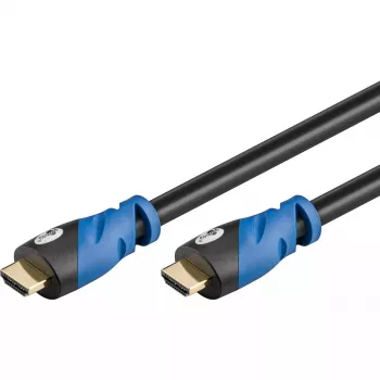 Goobay HDMI kabelis 3m Type A vīrietis pret vīrieti 18 Gbit/s melns zils
