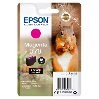 Cartridge Epson 378 fuksīna 360 lapas Ink C13T37834010