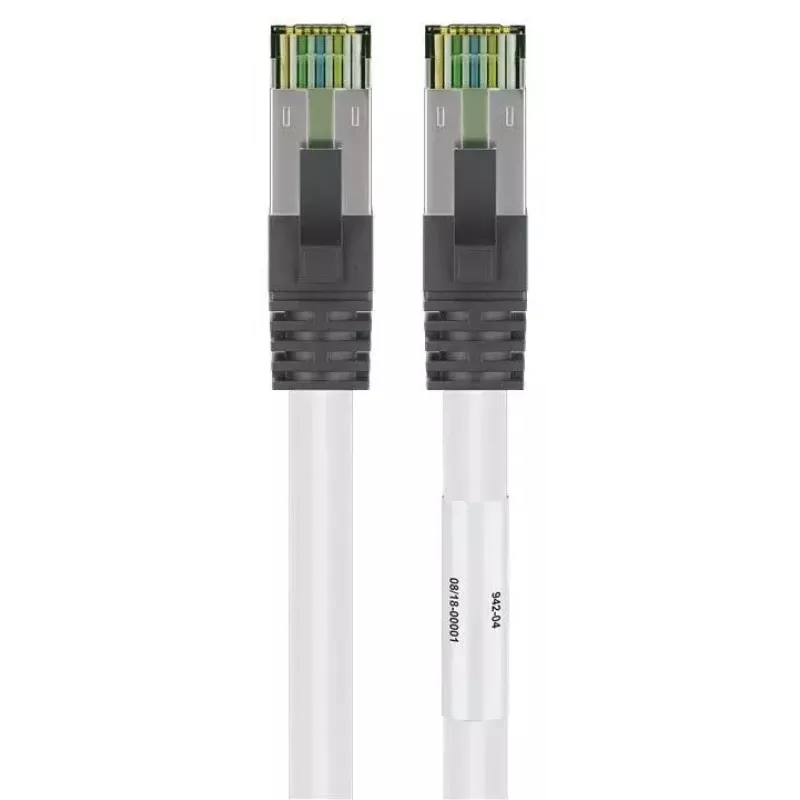 Tīkla kabelis Goobay CAT 8.1 Patch vads RJ-45 Cat8.1 1m Balts