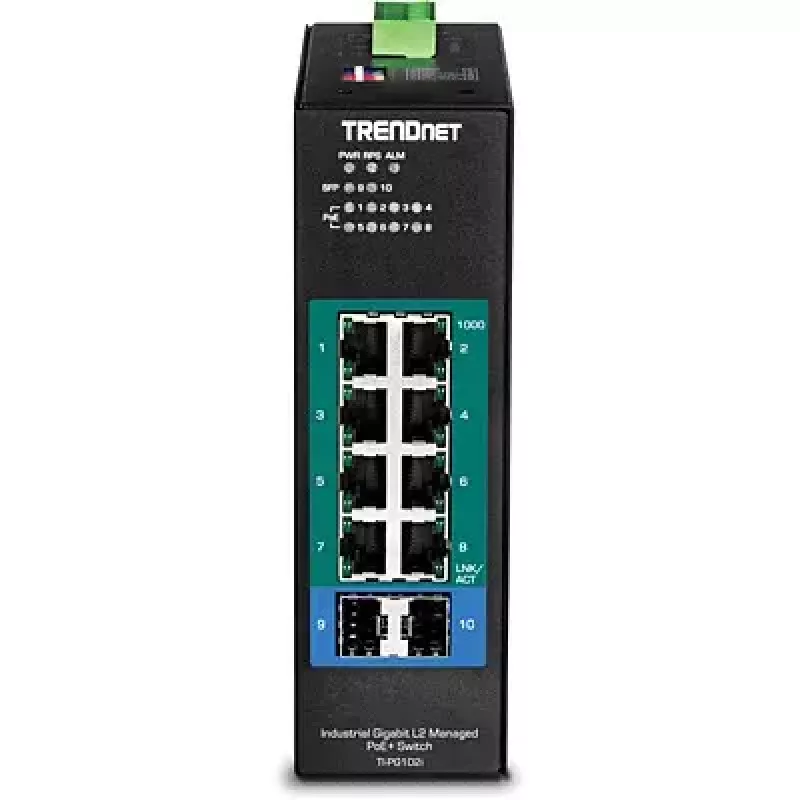 Pārvaldāms 2. slāņa Gigabit Ethernet slēdzis Trendnet TI-PG102I