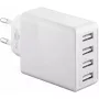 Iekštelpu lādētājs Wentronic 44962 universāls balts 4 USB pieslēgvietas 5V