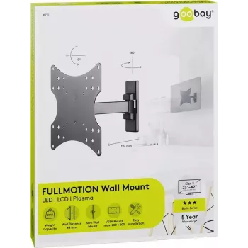 TV kronšteins Goobay 49713 106,7 cm (42 collas) melns