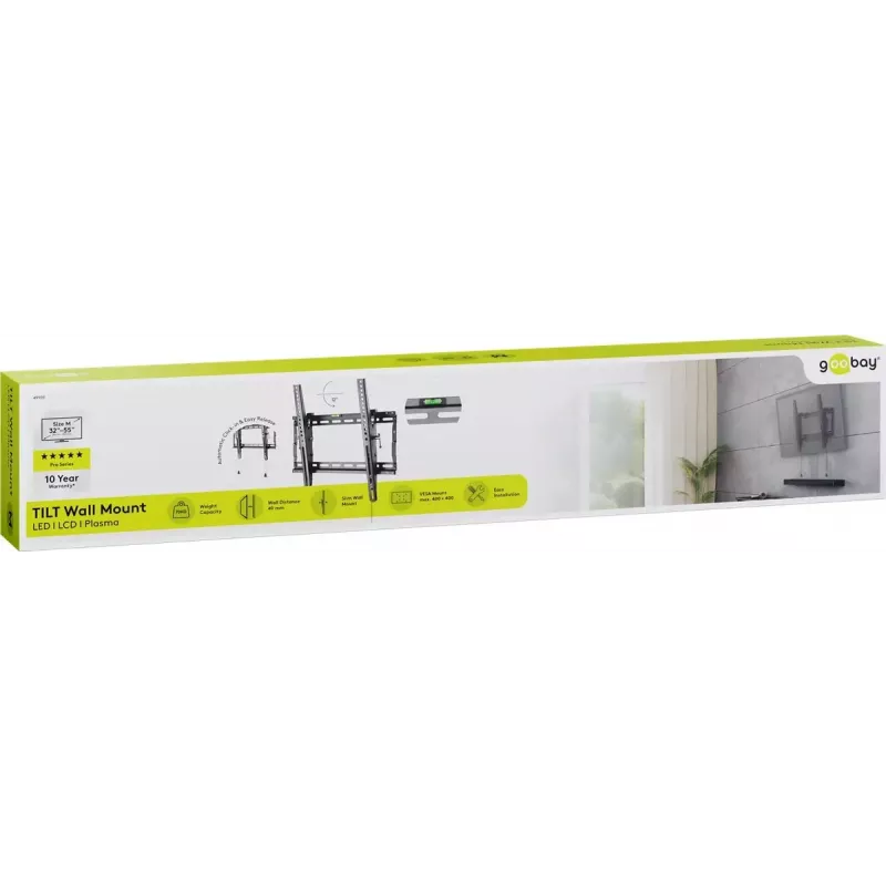 TV kronšteins Goobay 49909 139,7 cm (55 collas) Melns