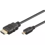 HDMI kabelis Goobay 53786 3m HDMI Type A Male to Type D Male Melns