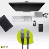 USB kabelis Wentronic 49295 USB 2.0 0.5 m USB C USB A melns pelēks