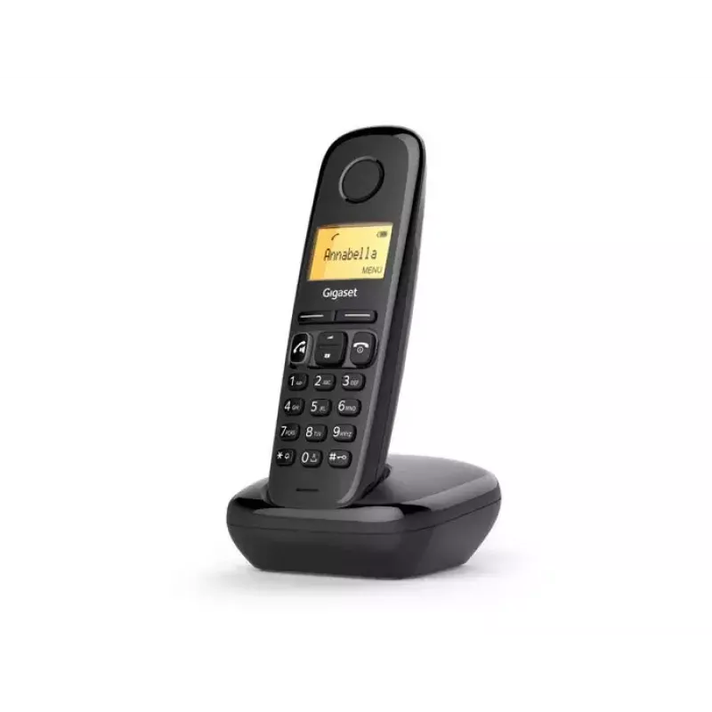Analogais/DECT tālrunis Gigaset A270A Zvanītāja ID Melns Bezvadu klausule
