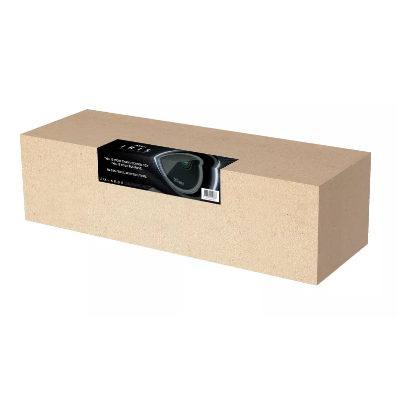 Trust Iris tīmekļa kamera 3840 x 2160 pikseļi USB 3.2 Gen 1 (3.1 Gen 1) Melna