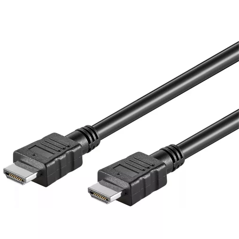 HDMI kabelis Goobay 58443 5m Type A 3 x Type A Melns