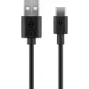 Charger Set Goobay USB-C 5W ar kabelis 1m Melns