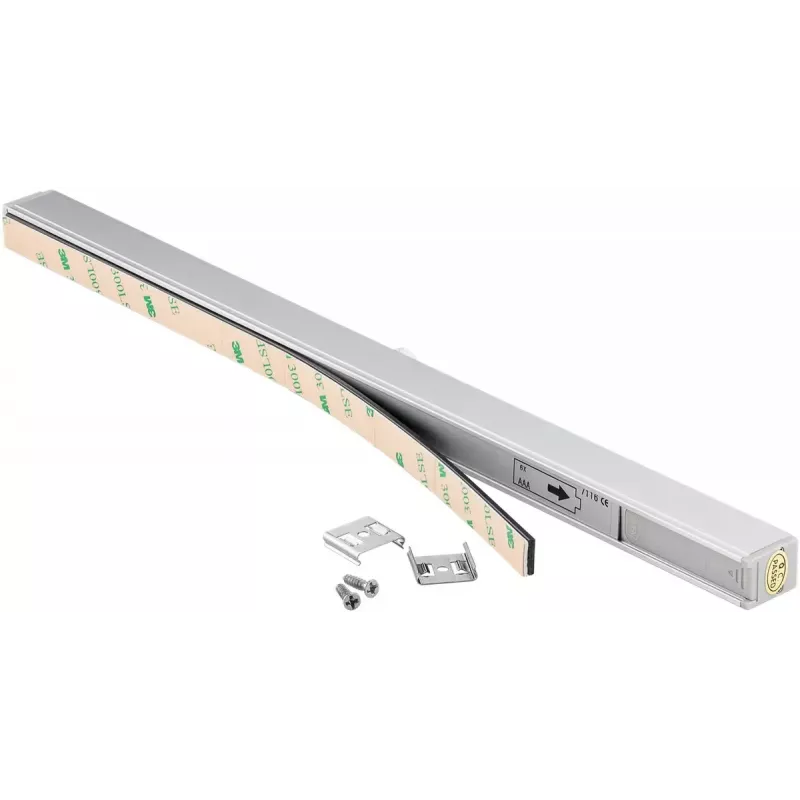 Goobay LED apakšējā apgaismojuma lampa ar kustības detektoru, sudraba krāsa, 20 spuldzes