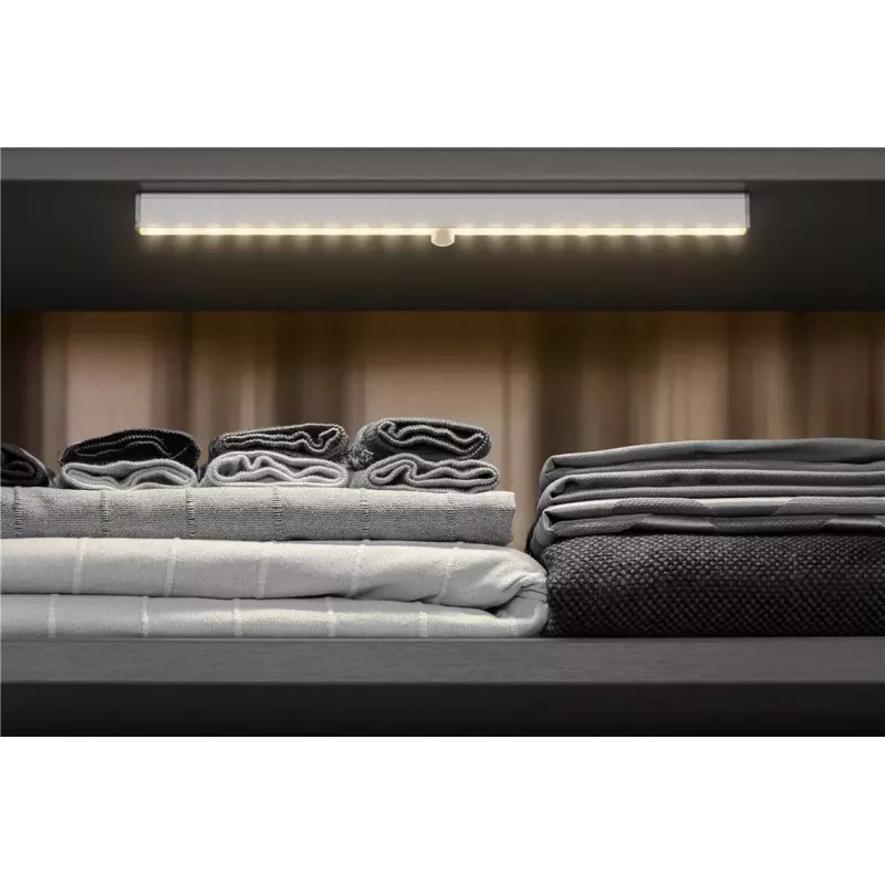 Goobay LED apakšējā apgaismojuma lampa ar kustības detektoru, sudraba krāsa, 20 spuldzes