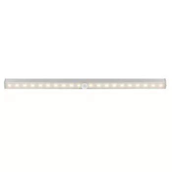 Goobay LED apakšējā apgaismojuma lampa ar kustības detektoru, sudraba krāsa, 20 spuldzes