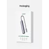 Ugreen 10919 klēpjdatora dokstacija/porta replikators, vadu, USB 3.2 Gen 1 (3.1 Gen 1) Type-C, pelēks