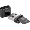 Karšu lasītājs GOOBAY USB-A 2.0 MicroSD, 480 Mbit/s, melns