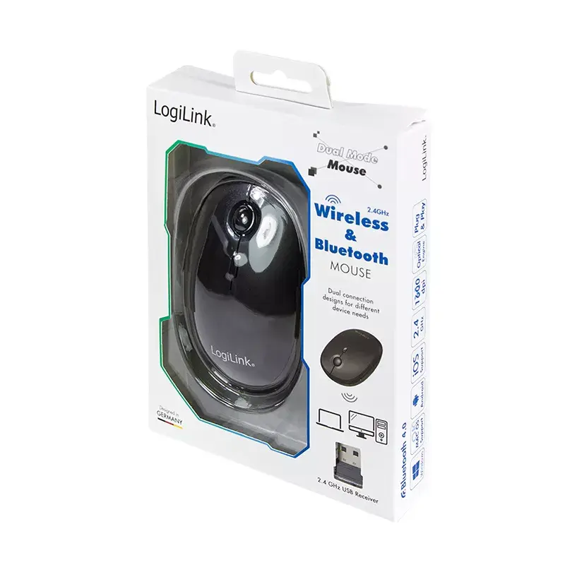 Pele LogiLink ID0204 RF bezvadu + Bluetooth