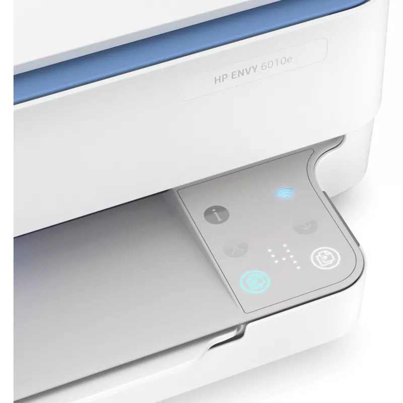 HP ENVY 6010e bezvadu daudzfunkciju krāsu printeris, Instant Ink; kopētājs, skeneris