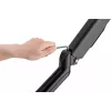 Goobay Monitora statīvs 81.3 cm Melns Galda augstuma regulēšana