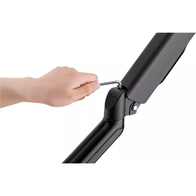 Goobay Monitora statīvs 81.3 cm Melns Galda augstuma regulēšana