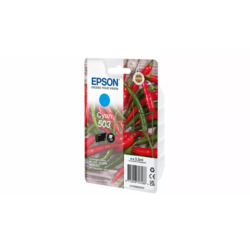 Epson 503 tintes kasetne 1 gab. Oriģināla Standarta ietilpība Zila
