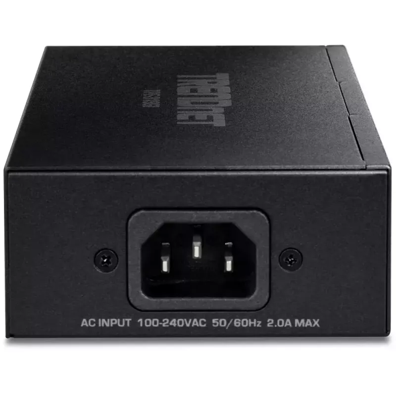 Trendnet TPE-319GI 10G PoE++ inžektors 10 Gigabit Ethernet melns