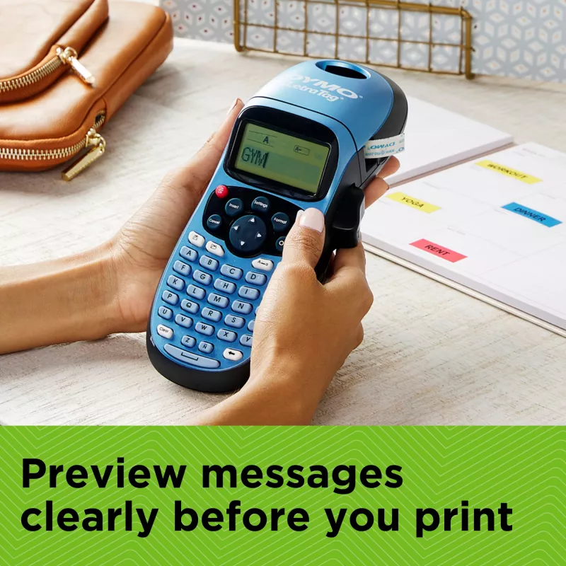Etiķešu printeris DYMO LetraTag 100H Colour ABC Blue