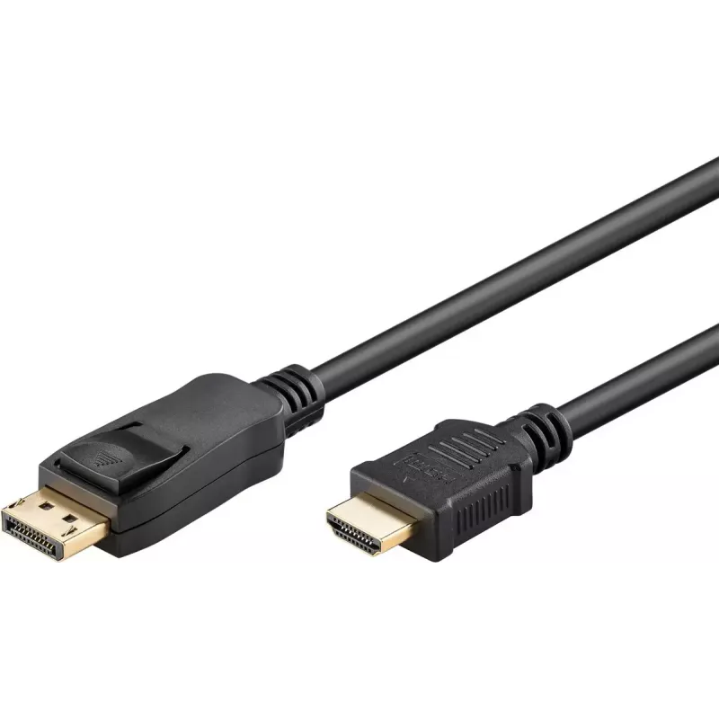 Goobay DisplayPort uz HDMI adaptera kabelis 1 m DisplayPort HDMI A tips