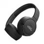 JBL Tune 670 NC austiņas ar vadu un bezvadu savienojumu, galvas lentes tipa, zvani/mūzika, USB Type-C, Bluetooth, melnas