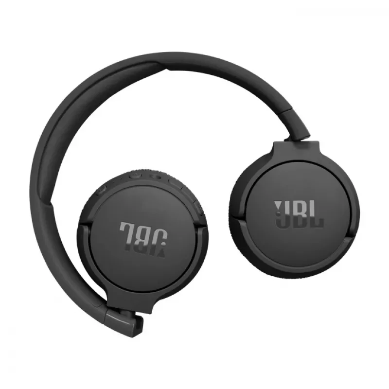 JBL Tune 670 NC austiņas ar vadu un bezvadu savienojumu, galvas lentes tipa, zvani/mūzika, USB Type-C, Bluetooth, melnas