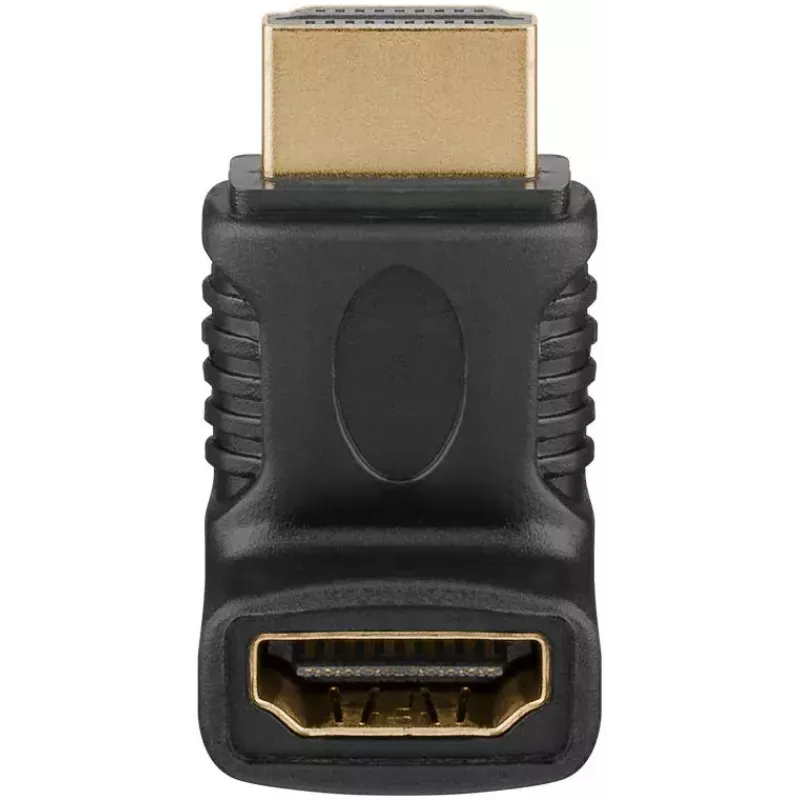 Goobay HDMI video kabeļa adapteris 65744, melns, sievišķais savienotājs, augstas kvalitātes