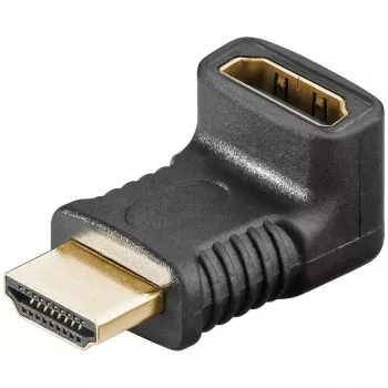 Goobay HDMI video kabeļa adapteris 65744, melns, sievišķais savienotājs, augstas kvalitātes