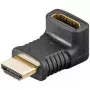 Goobay HDMI video kabeļa adapteris 65744, melns, sievišķais savienotājs, augstas kvalitātes