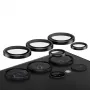 PanzerGlass ® Hoops® Kameras objektīva aizsargs Melns Samsung Galaxy S24 Ultra