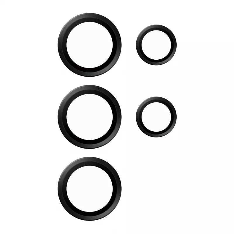 PanzerGlass ® Hoops® Kameras objektīva aizsargs Melns Samsung Galaxy S24 Ultra