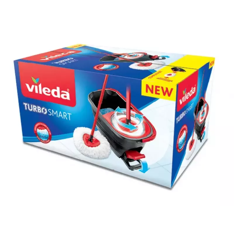Uzkopšanas sistēma Vileda Turbo Smart Single tank Melns Red 166140