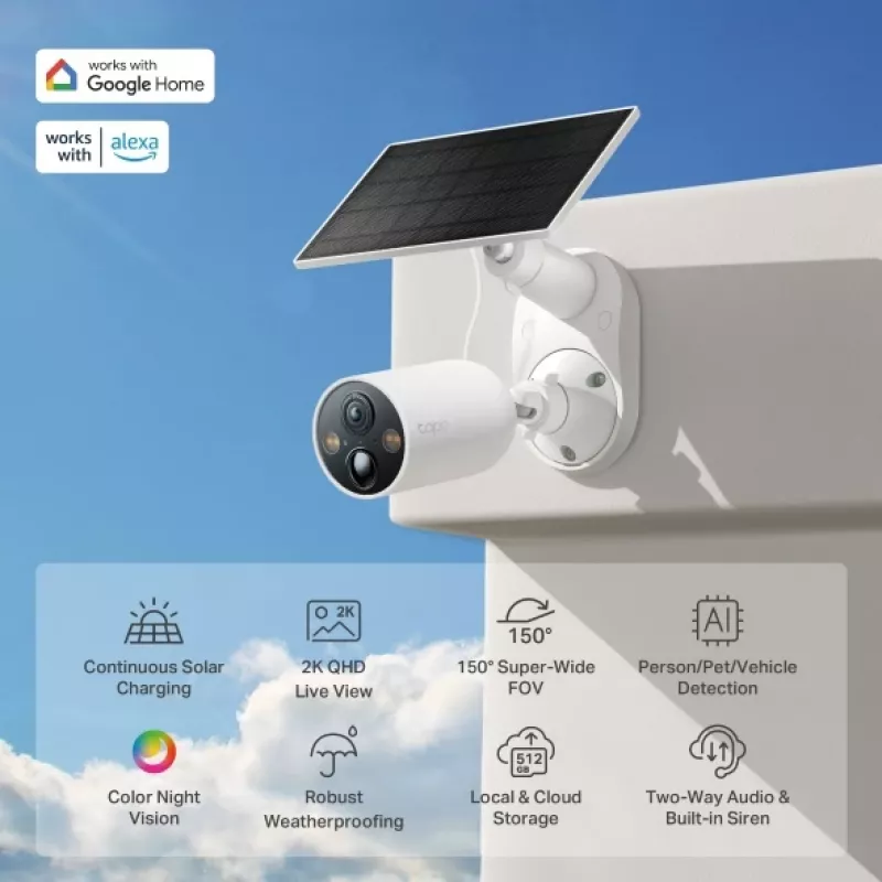 IP drošības kamera TP-Link Tapo C425 KIT bezvadu āra