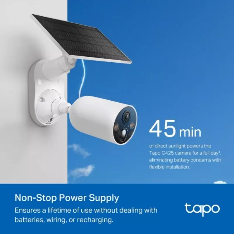 IP drošības kamera TP-Link Tapo C425 KIT bezvadu āra