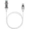 Goobay 74382 kabeļa savienotāja pārveidotāja kabelis USB 3.0 Type A RJ45 balts 7,5 m